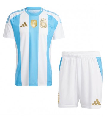 Argentina Primera Equipación Niños Copa America 2024 Manga Corta (+ Pantalones cortos)